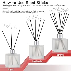 Brakula Reed Diffuser Set, Lemon & Verbena Scented
