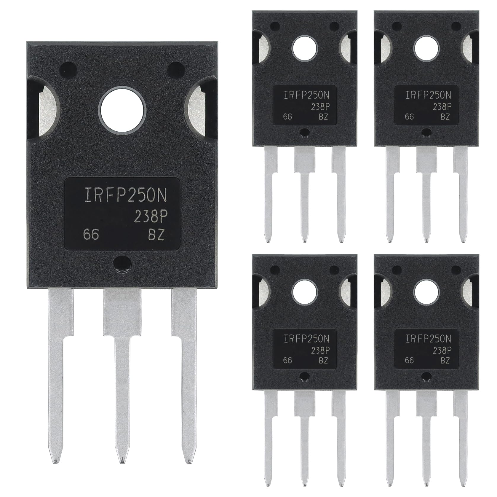 Photo 1 of ALLECIN IRFP250 IRFP250N MOSFET Transistors 30A 200V IRFP250NPBF N-Channel Power Mosfets Transistor 30 Amp 200Volt TO-247 (Pack of 5pcs)