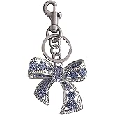 Sparkly Bow Bag Charm Rhinestone Bow Purse Charms Bows Keychain Women Bag Charm for Handbag