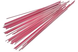 GLACIAL ART GLASS Pink Opal COE 90 Stringer Sample - 4.375" Long Bullseye Glass Stringer