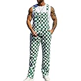 YXLUOKY Overalls for Men Work Bib Coveralls Stretchy Romper Fashion Jumpsuits Festival Outfit