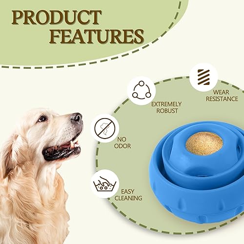 Hounahha Freezable Fillable Dog Toy: Long-Lasting Rubber Chew Toy