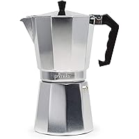 Primula Classic Stovetop Espresso and Coffee Maker, Moka Pot for Italian and Cuban Café Brewing, Greca Coffee Maker, Cafetera