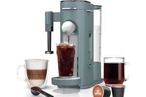 Ninja Pods & Grounds Specialty Single-Serve Coffee Maker, K-Cup Pod Compatible, Built-In Milk Frother, 6-oz. Cup to 24-oz. Tr