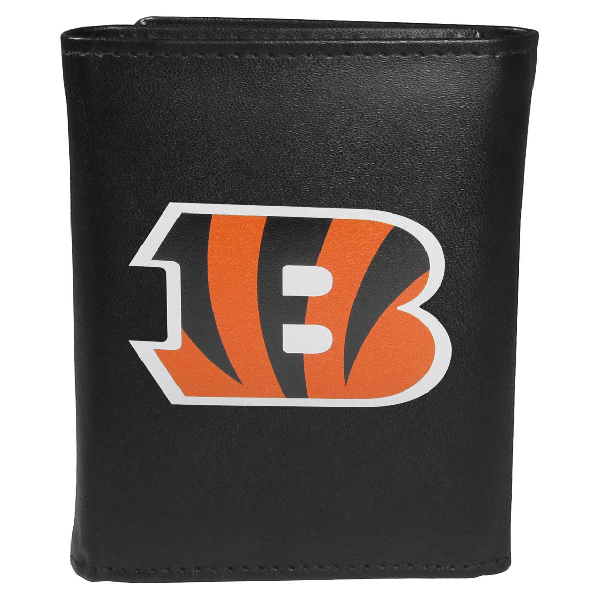 Siskiyou Sports NFL Cincinnati Bengals Tri-fold Wallet Large Logo, Black