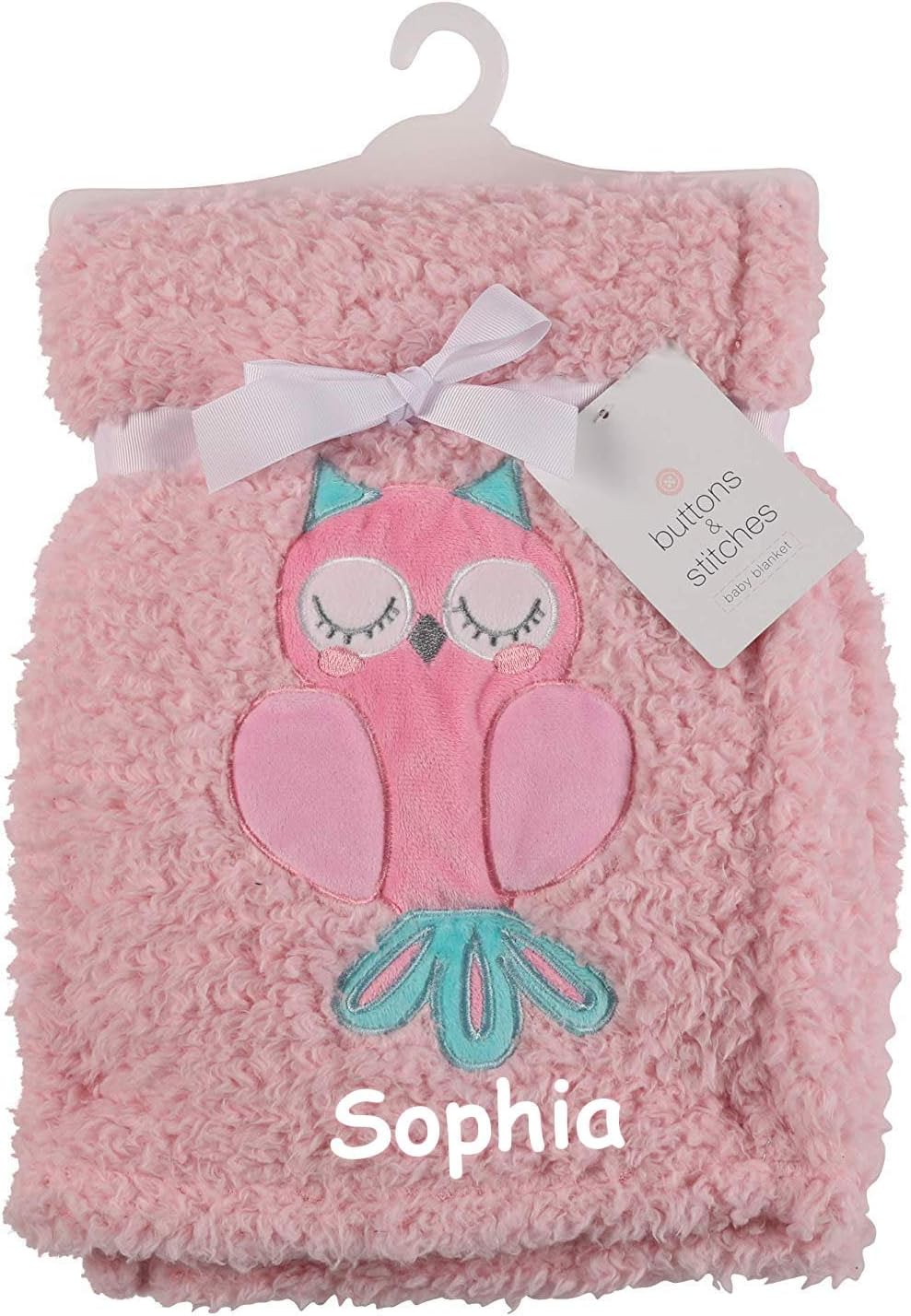 pink owl blanket