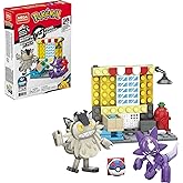  MEGA Pokémon Action Figures Building Toy Collectible Toxel vs. Galarian Meowth with Great Ball