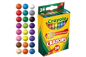 975 Supply 1 pack Crayons, Classic Colors, Crayons For Kids, School Crayons, Assorted Colors - 24 Crayons Per Box - 1 Box