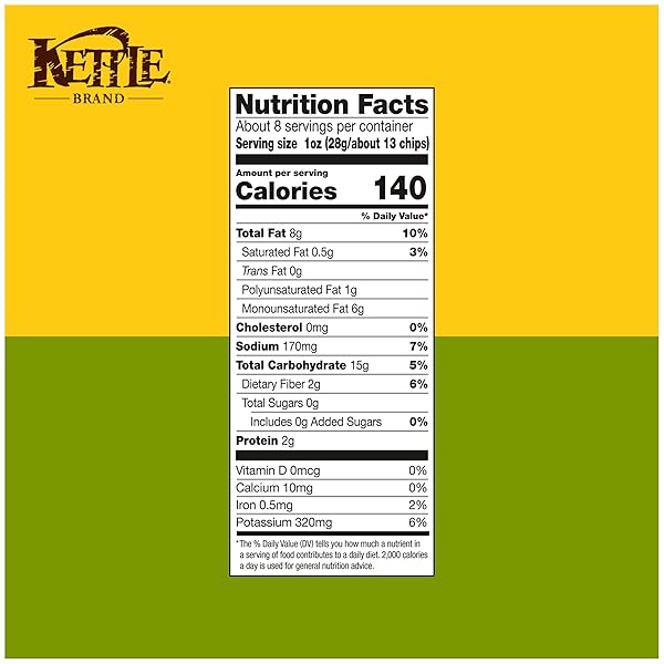 KETTLE BRAND POTATO CHIPS, PEPPERONCINI KETTLE CHIPS, 7.5 OZ