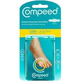 Compeed Advanced Corn Care Cushions, Corn Toe Pads, 10 Ct (2 Packs) | Softens Corns &amp; Relieves Pain Instantly, Accelerates Healing with Hydrocolloid Gel
