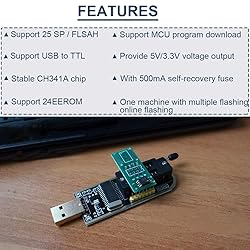 DAOKAI CH341A 24 25 Series EEPROM Flash BIOS USB