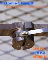 ZOOSUNX 304 Stainless Steel Cable Ties 100Pcs 28In Heavy Duty view 5