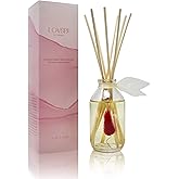 LOVSPA Reed Diffuser Set, Palo Santo Scented Oil Diffuser with Sticks, Home Fragrance Accessories for Bathroom Shelf Decor, Aroma Diffusers for Home or Office Fall Decor, USA Made