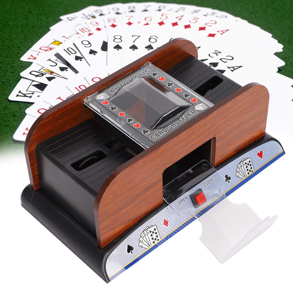 Card Shuffler Blackjack Eléctrico Automático 2Deck Herramienta para