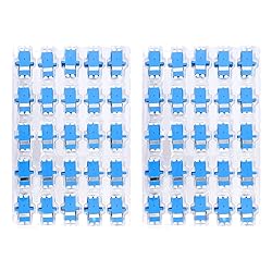 fyboptwu - 50 pcs LC Fiber Optic Coupler Adapter LC