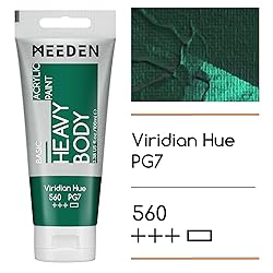 MEEDEN Acrylic Paint Viridian Hue: Bundled with