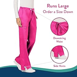 Cherokee Scrubs for Women Mid Rise Moderate Flare