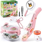 Bug Catcher for Kids with Light and Insect Habitat Outdoor Exploration Toys | 360-Degree Viewer, Catching Net, Tweezers, 3 Magnifying Lenses, Screwdriver, Bug Catcher Kit for Kids Ages 6+, Christmas Gift