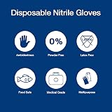 ABENA Nitrile Gloves Small Pink Powder Free Latex Free 100 Pack Medical view 4
