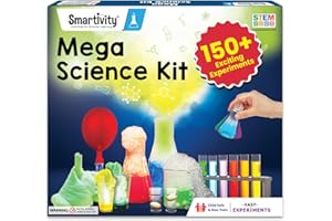 Smartivity Legendary Mega 150 Science Experiment Kit for Kids, Smart Birthday Gifts, Educational Science Experiments for Boys & Girls, STEM Toys for Learning & Fun for Age 6, 7, 8, 9, 10, 11, 12,14