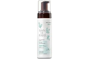 Bain de Terre Rise N' Shine Volumizing Foam, Lightweight Medium Hold & Volume with Argan & Monoi Oils, Paraben-Free, Color-Safe, Vegan, 6.7 Fl Oz