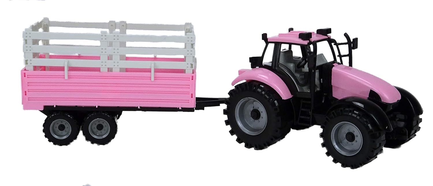 tractor rosa juguete