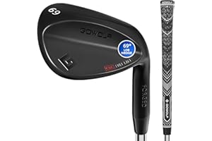 Gowolf Forged Golf Wedges 50/52/54/56/58/60/69 Degree Single or Sets for Men, Right Hand Premium Full Face Gap Wedge Sand Wedge Lob Wedge Golf Club, Great Golf Gifts - CNC Milled Face for More Spin