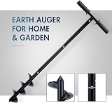 CO-Z 86cm Manual Post Hole Digger Fence Post Auger Garden Earth Drill 24cm Bit view 6