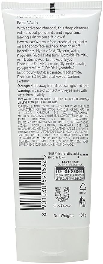 komposisi ponds pure white