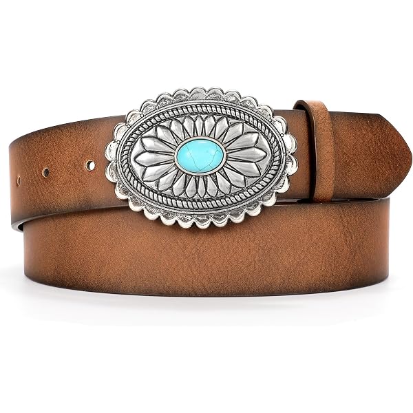 Amazon.com: UTOWO Western Cowgirl Belt for Women,Vintage  display picture 1