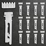 Tyqour 12 Pcs Vertical Blind Carrier Gear and