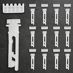 Tyqour 12 Pcs Vertical Blind Carrier Gear and