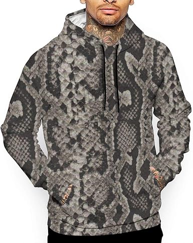 snake print hoodie