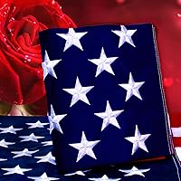 Kerothen American Flag 3x5 USA Flag - Made in USA Outdoor Us-Flags Large Sewn Nylon American Flag with Embroidered…