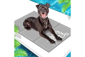 Mora Pets Dog Cooling Mat Gel Cooling Mat for Dogs 100 x 60 CM Self Cooling Pet Bed for Cat and Puppy Pressure Activated Cool