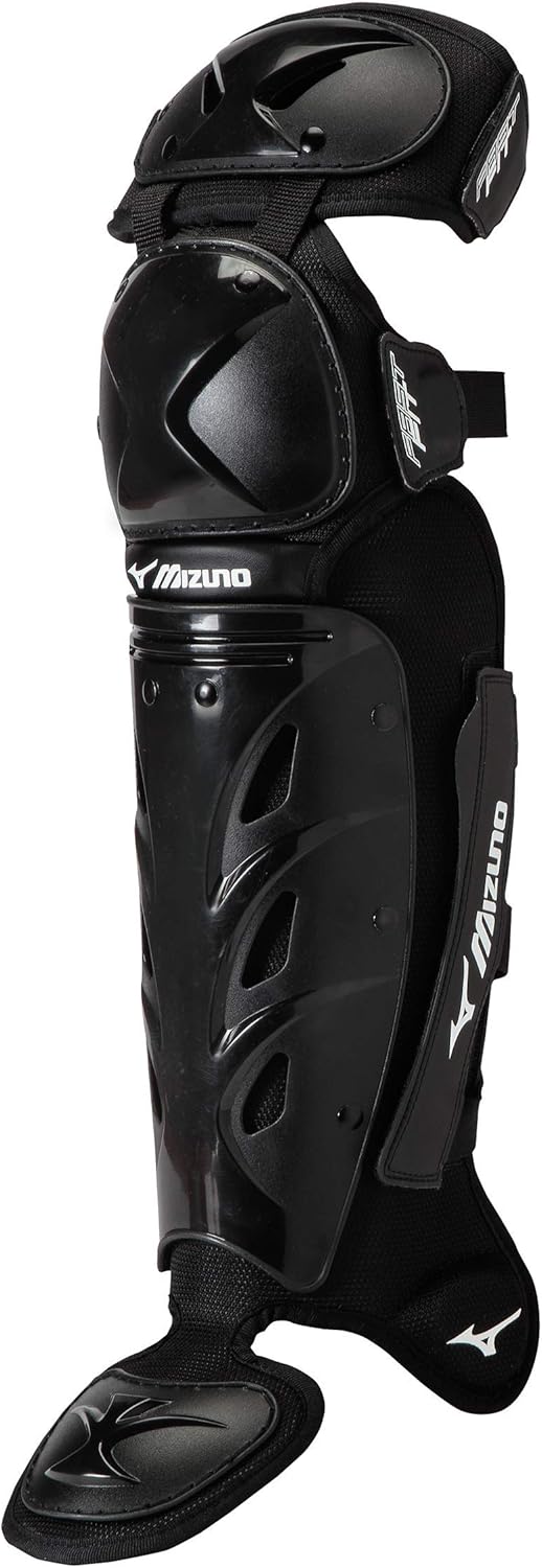Mizuno Prospect Youth 12.5" Shin Guards, Black/Grey : Sports & Outdoors