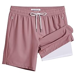 maamgic Swim Trunks Men 2 in 1 Mens Bathing Suit 7