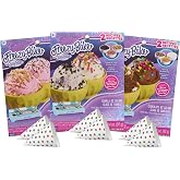 Easy Bake Freezy Bake Ice Cream Mixes Pack/Vanilla - Cookies &rsquo;N Cream and Candy Crunch/Strawberry - Shortcake and Sprinkle Delight/Chocolate - S'mores and Rainbow Chip