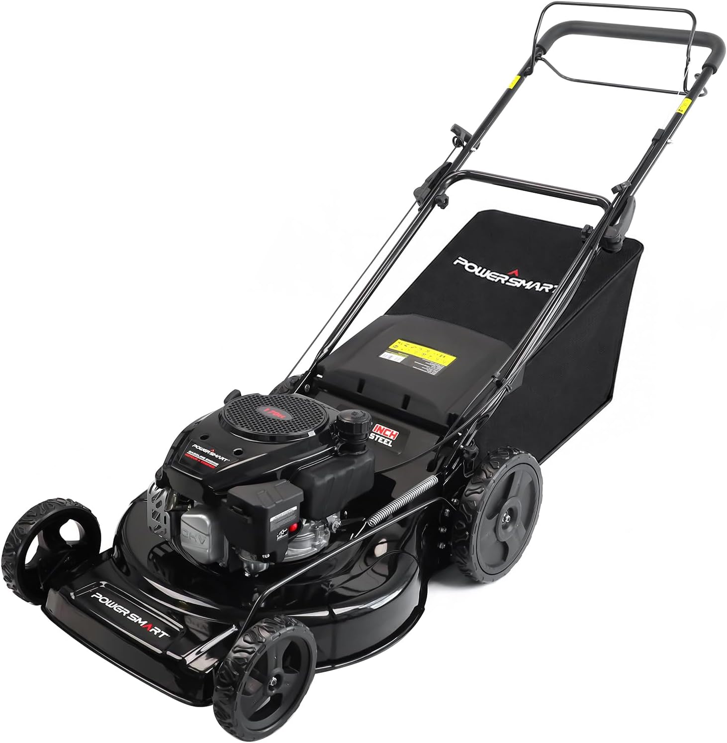 YARDMAX 22 in. 201cc Select PACE 6 Speed CVT High Wheel FWD 3-in-1 Gas Walk Behind Self Propelled Lawn Mower, Black (YG2860) - Buying Guide Tips