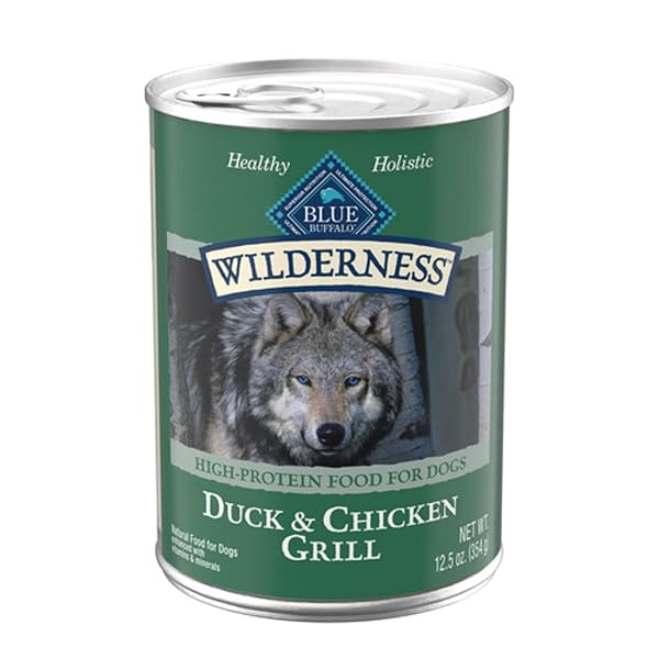 BLUE BUFFALO WILDERNESS ADULT WET DOG FOOD, HIGH-PROTEIN...