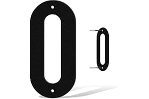 useNumber-3,4,5,6,7,8 Inch House Numbers for Outside,Unique Metal Address Numbers for House,Weatherproof Outdoor House Number