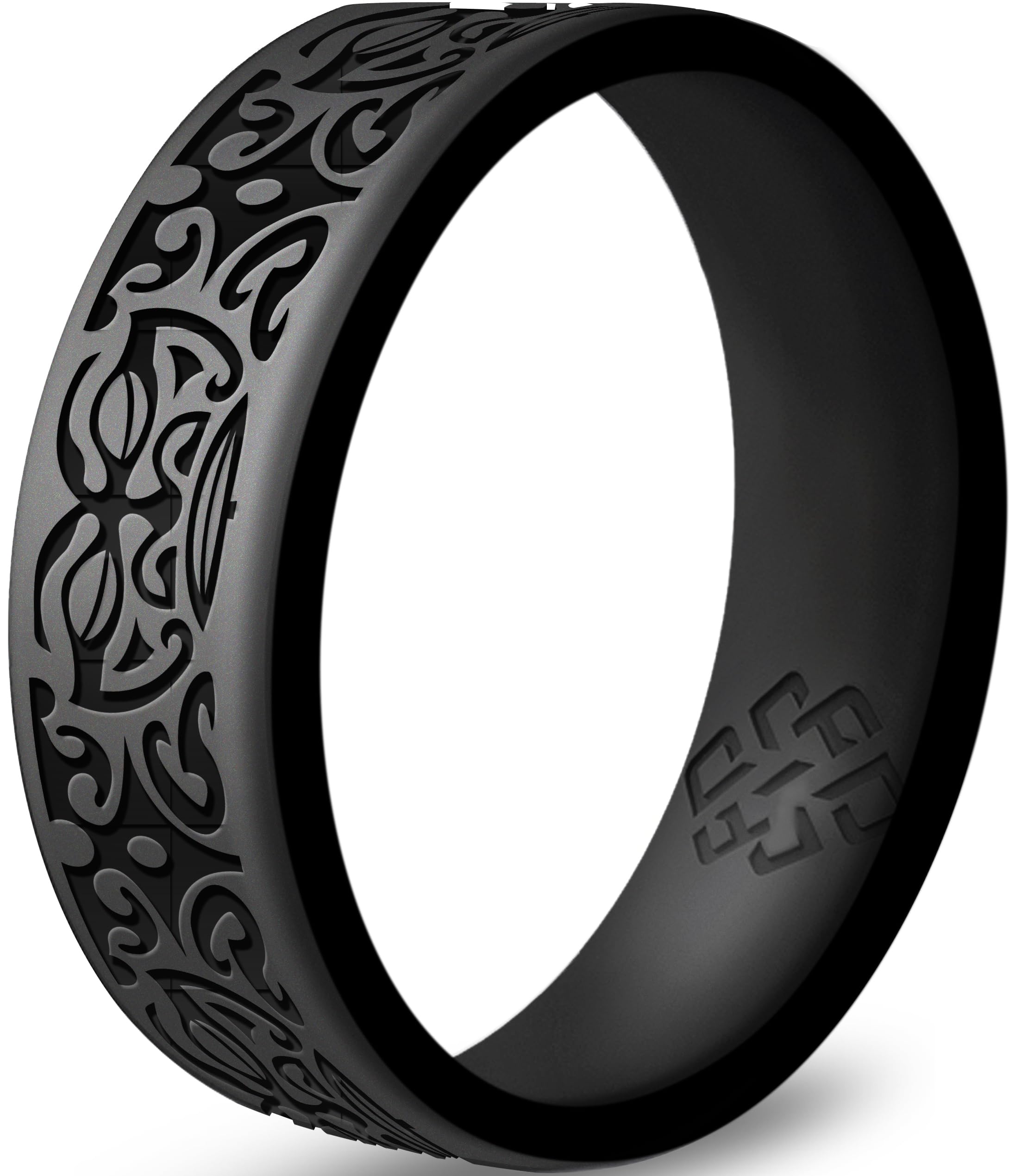 Knot Theory Warrior of Wisdom Silicone Ring in Dark