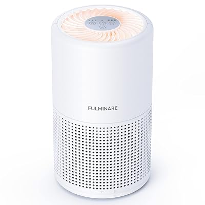 Air Purifiers for Bedroom, FULMINARE H13 True HEPA Air Filter, Quiet Air Cleaner With Night Light, Portable Small Air Purifier for Home, Office, Living Room