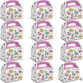 Fun Express Pastel Dinosaur Party Favor Boxes - 12 Piece