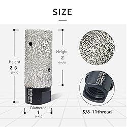BTBLBITS Diamond Finger Bit 1" 25mm Diamond Milling