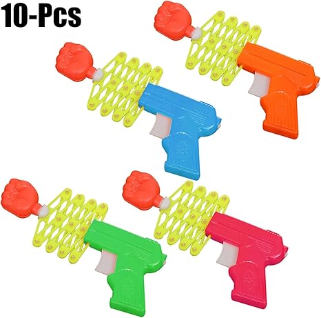 Amazon Co Jp Funpa キッズ おもちゃ 铳 拳 10件 伸縮可能 創造的 いたずら エイプリルフールの日 誕生日 プレゼント 面白い 楽しい 可愛い ランダムカラー プラスチック 知育 ホーム キッチン