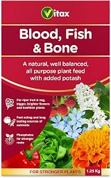 Vitax Blood Fish and Bone Organic Fertiliser 1.25kg Slow Release