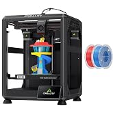 Creality K2 SE 3D Printer, Max High-Speed 500mm/s, Holiday Bundle with Hyper RFID PLA Filament 2KG (Blue/Red)