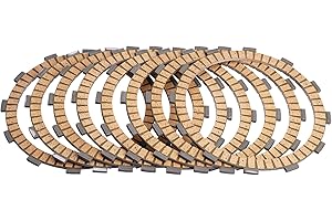 Road Passion Clutch Friction Plates 8 pcs for Harley Dyna Breakout/Super Glide/Cross Bones/Convertible/Glide Sport/Street Bob