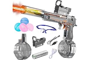 Electric Water Gun, Automatic Squirt Guns Water Pistol Water Blasters for Kids Adults Outdoor Backyard Pool Summer Swimming P